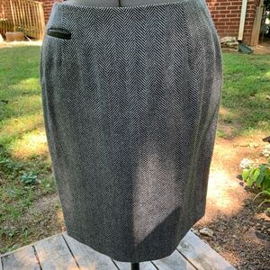 Talbots wool, lined skit, 14